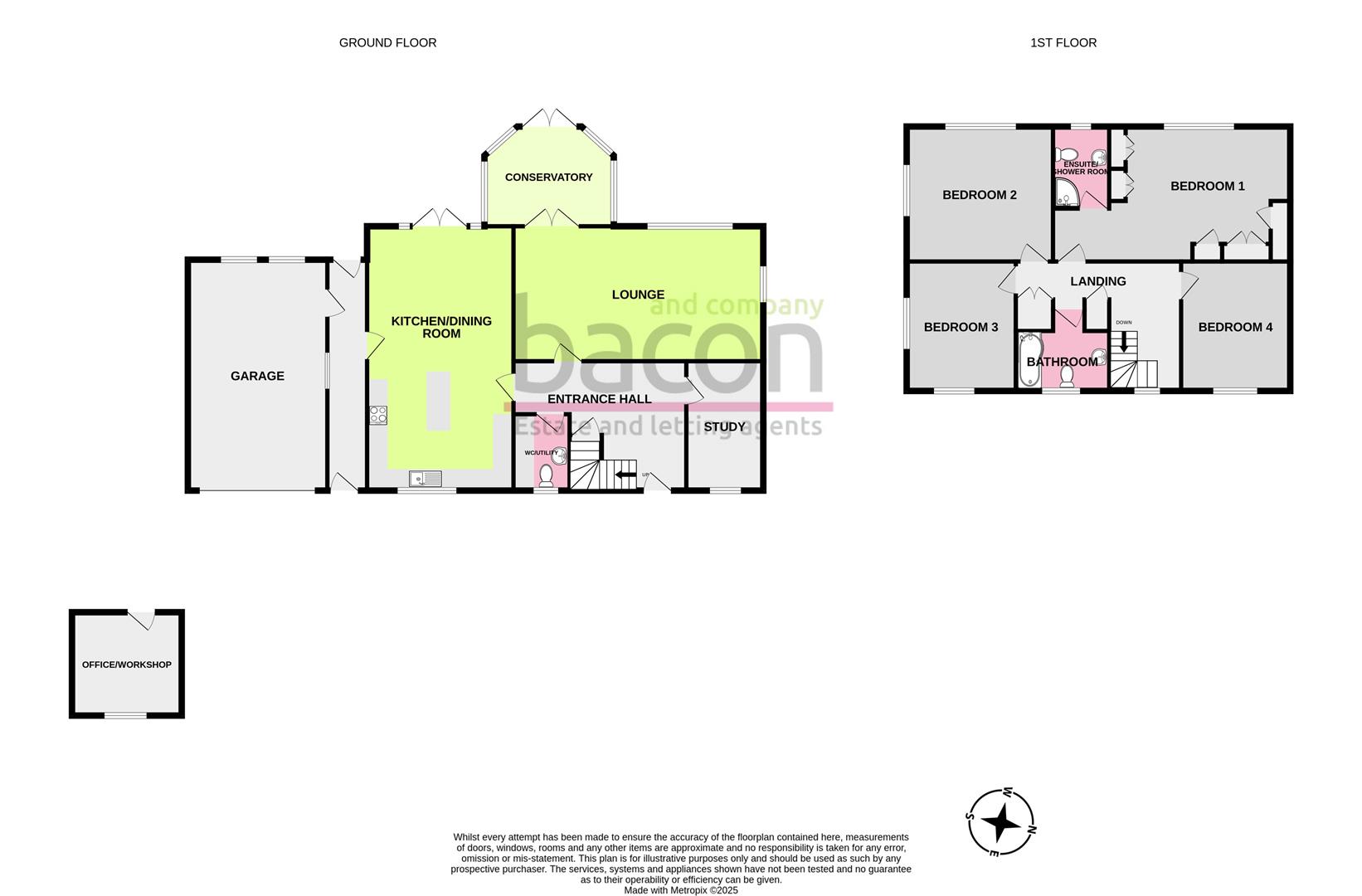 Floor Plan | House - Detached | Honeysuckle Lane, High Salvington, BN13 | For Sale